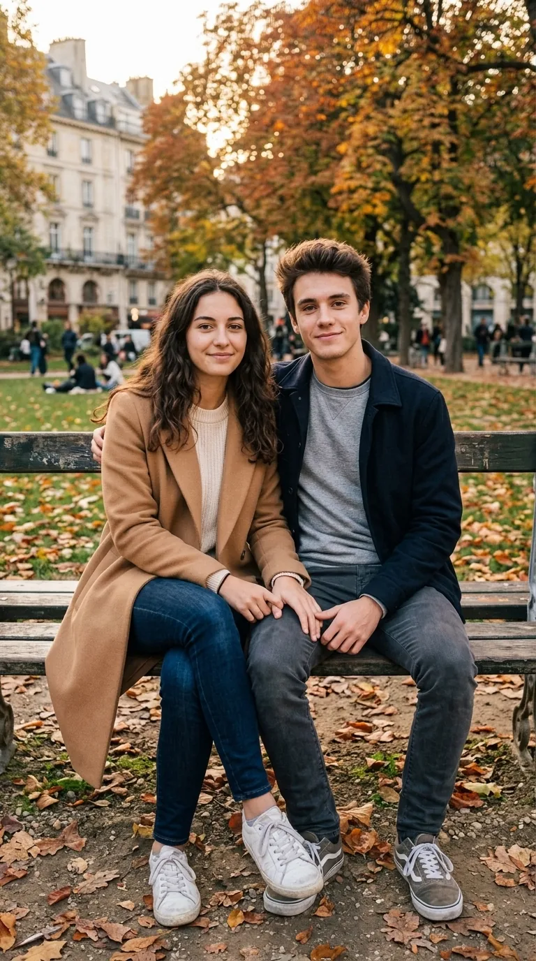 Photo : Nos premières années, sur ce banc
